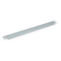 VALUE 19-Zoll-Blindplatte 1 HE, grau