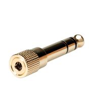 ROLINE GOLD Stereo Adapter 6,35 mm Stecker - 3,5 mm Buchse