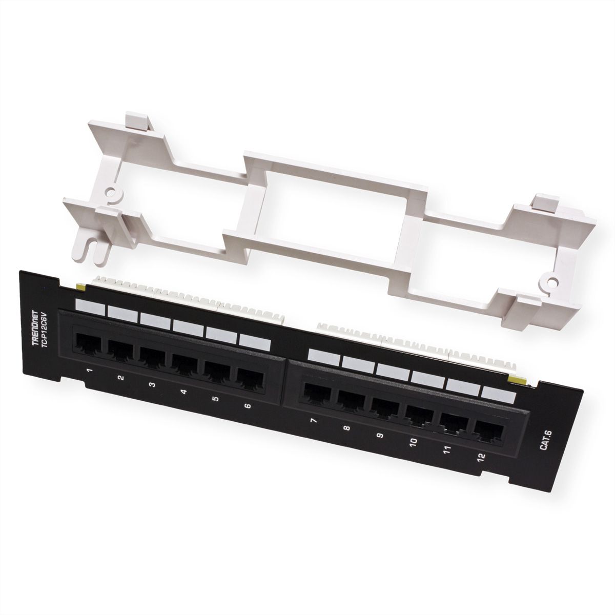 TRENDnet TC-P12C6V Patch Panel, 12-Port Wall Mount Cat6 ungeschirmt