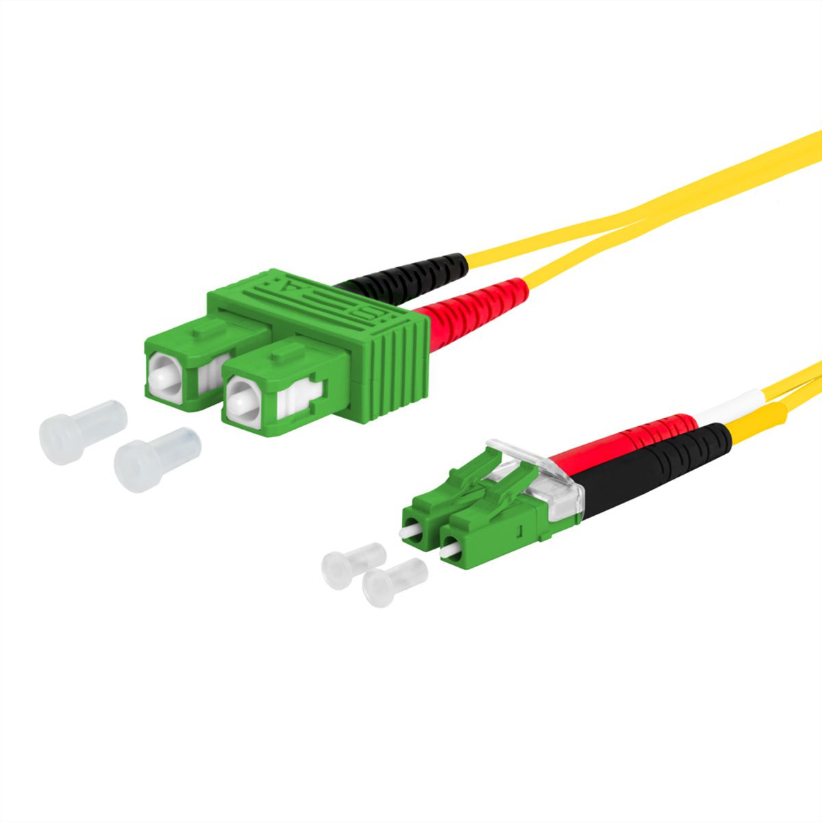 METZ CONNECT OpDAT Patchkabel, SC-D APC/LC-D APC OS2, 2 m