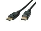 ROLINE GREEN DisplayPort Kabel, v1.4, DP ST - ST, schwarz, 1 m