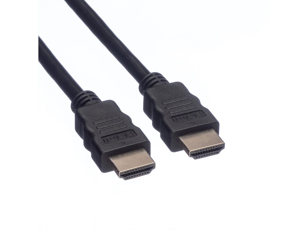 ROLINE HDMI High Speed Kabel mit Ethernet, schwarz, 3 m