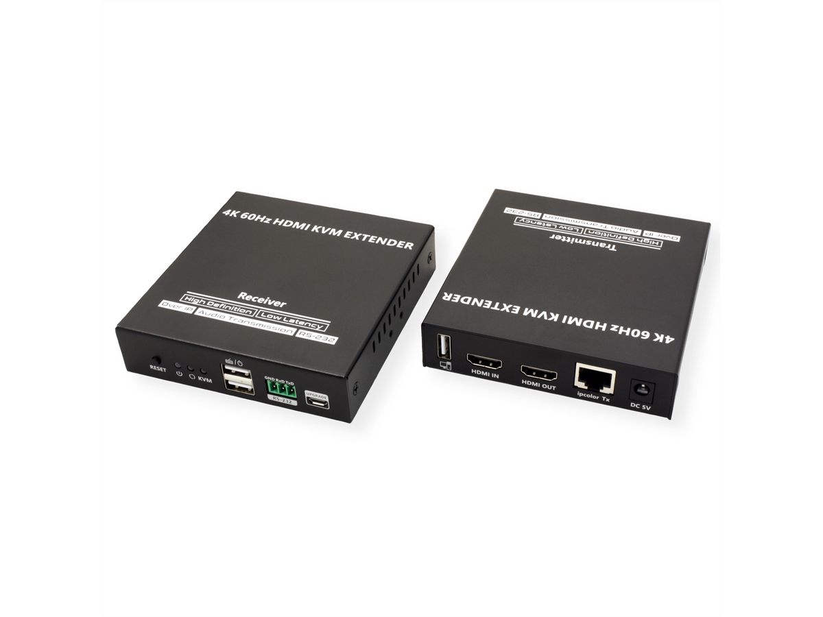 VALUE KVM Verlängerung über Kat.6/6A, HDMI, max. 120m