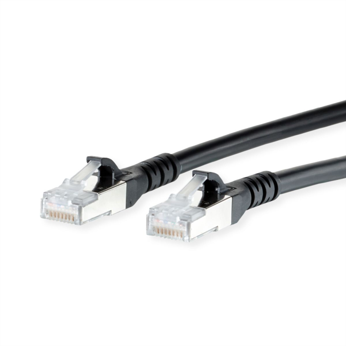 METZ CONNECT Patchkabel Cat.6A AWG 26, LSOH, schwarz, 25 m