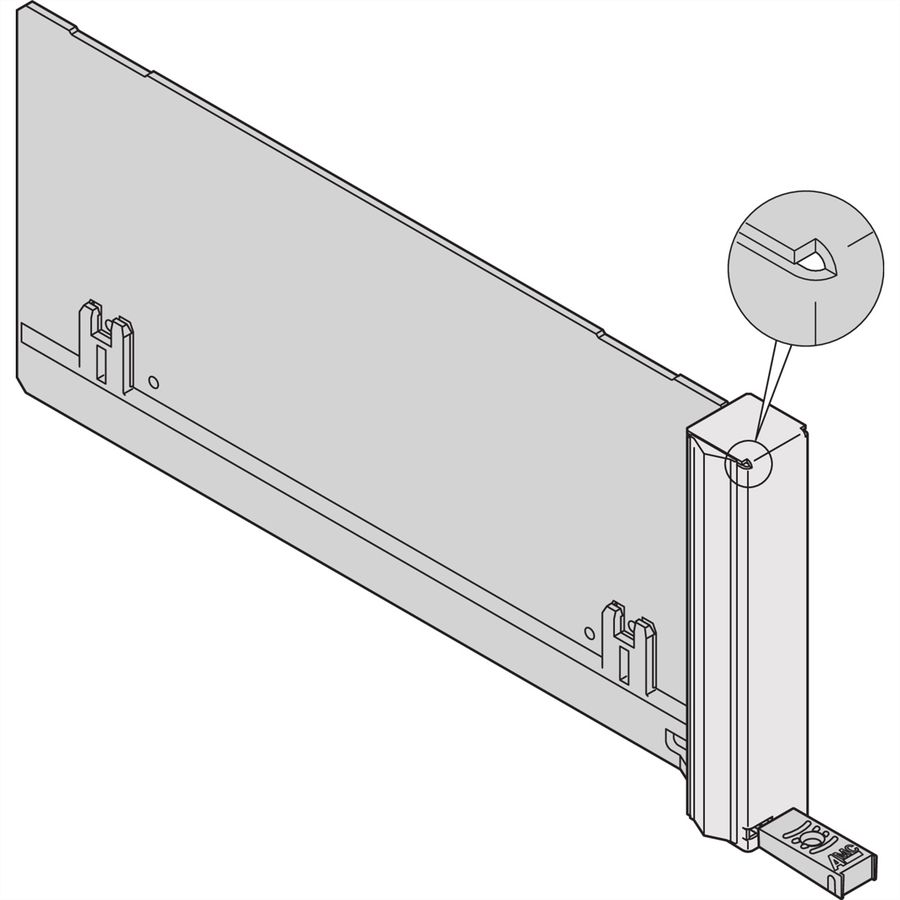 SCHROFF Filler-Modul ECO mit starrem Griff - AMC BLINDMODUL C D