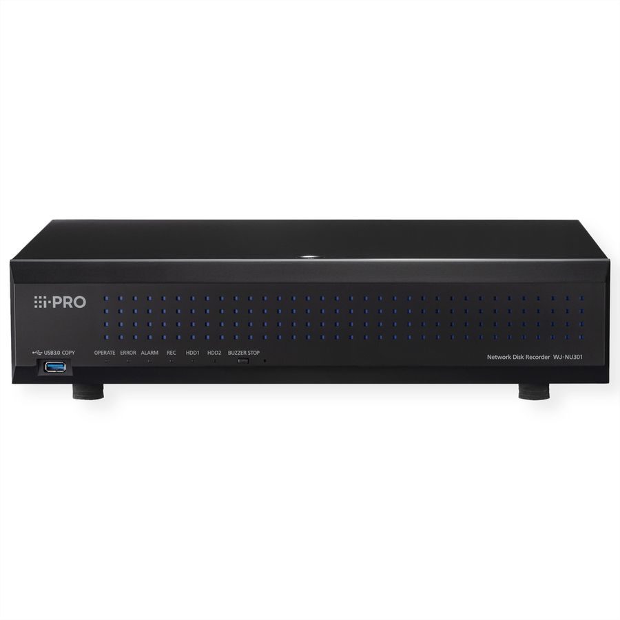i-PRO WJ-NU301 NVR Netzwerk-Videorekorder, 16-CH, 16x PoE