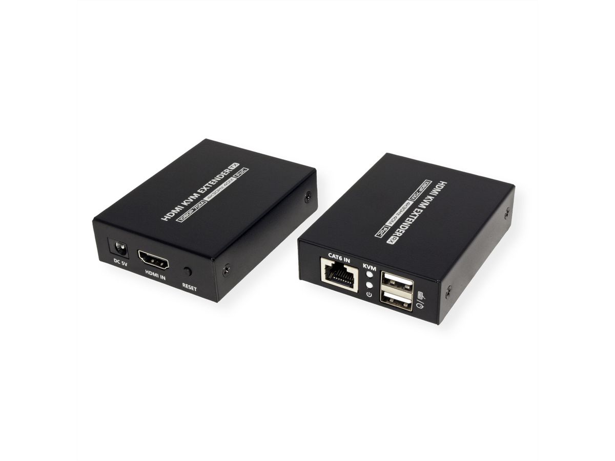VALUE KVM Verlängerung über Kat.6/6A, HDMI 4K30, max. 40m