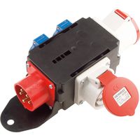 BACHMANN CEE-Adapter CEE Stecker 16A, 1x16A 5p400V 1x32A 5p400v 2Schutzk.