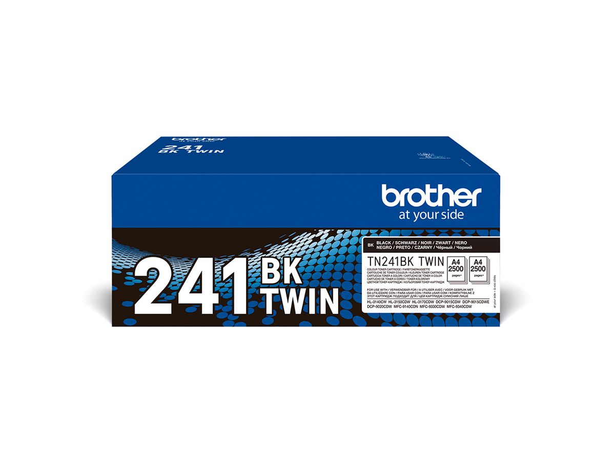 Brother TN-241BKTWIN Tonerkartusche 2 Stück(e) Original Schwarz