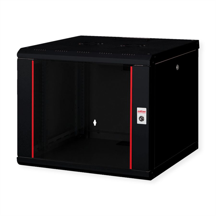 ROLINE 19-Zoll Wandgehäuse Pro 9 HE, 600x600 BxT schwarz