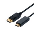 STANDARD DisplayPort Kabel DP - UHDTV, ST/ST, schwarz, 5 m