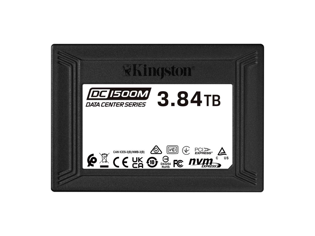 Kingston Technology DC1500M U.2 Enterprise SSD 3,84 TB PCI Express 3.0 3D TLC NVMe