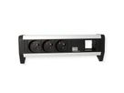 BACHMANN DESK 3xUTE 1xCM Strom 1,0m GST18