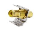 ROLINE RCA-Keystone-Kupplung, Metall, gelb