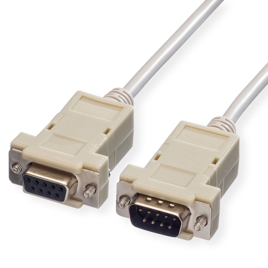 VALUE RS232-Kabel 9pol ST-BU, 1,8 m