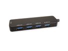 VALUE USB 3.2 Gen 1 Hub, 4fach, Typ C Anschlusskabel