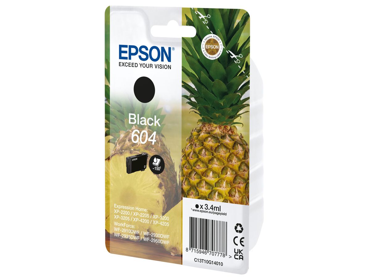 Epson 604 Druckerpatrone 1 Stück(e) Original Schwarz