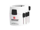Skross PRO AC30PD White Retail World Reiseadapter, Weltweit
