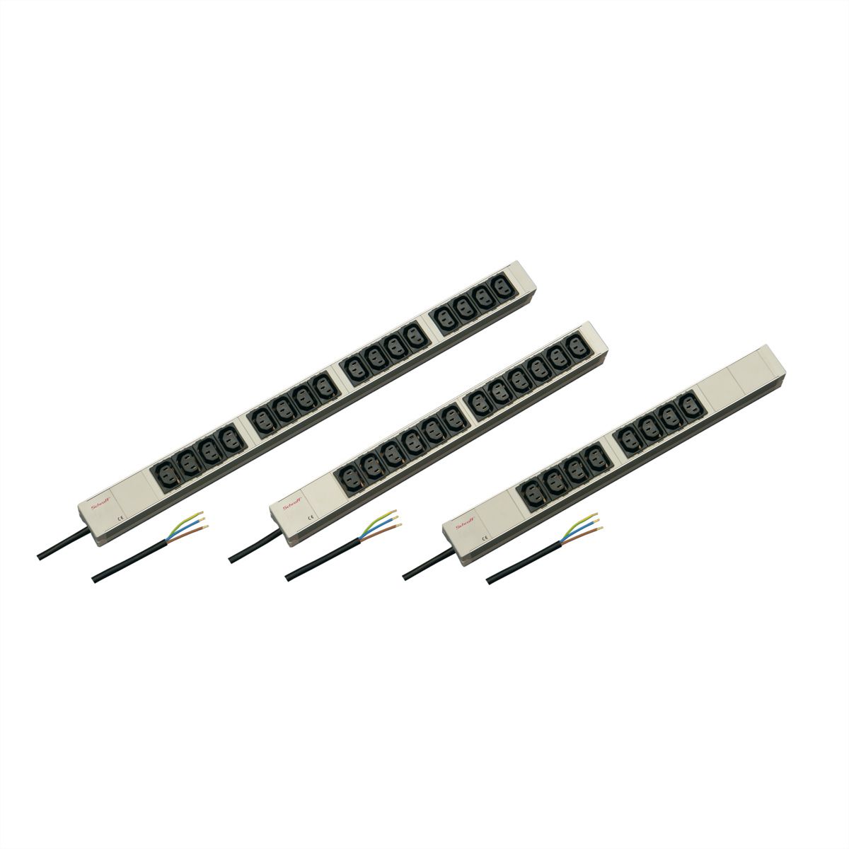 SCHROFF IEC-Steckdosenleiste, C13 - STECKDOSENL. 12XC13 438,5LG