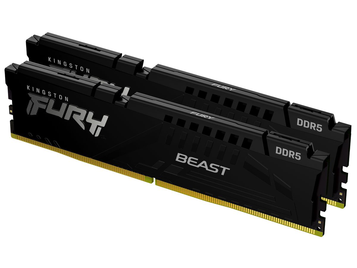 Kingston Technology FURY Beast 16GB 5200MT/s DDR5 CL40 DIMM (2er-Kit) Black
