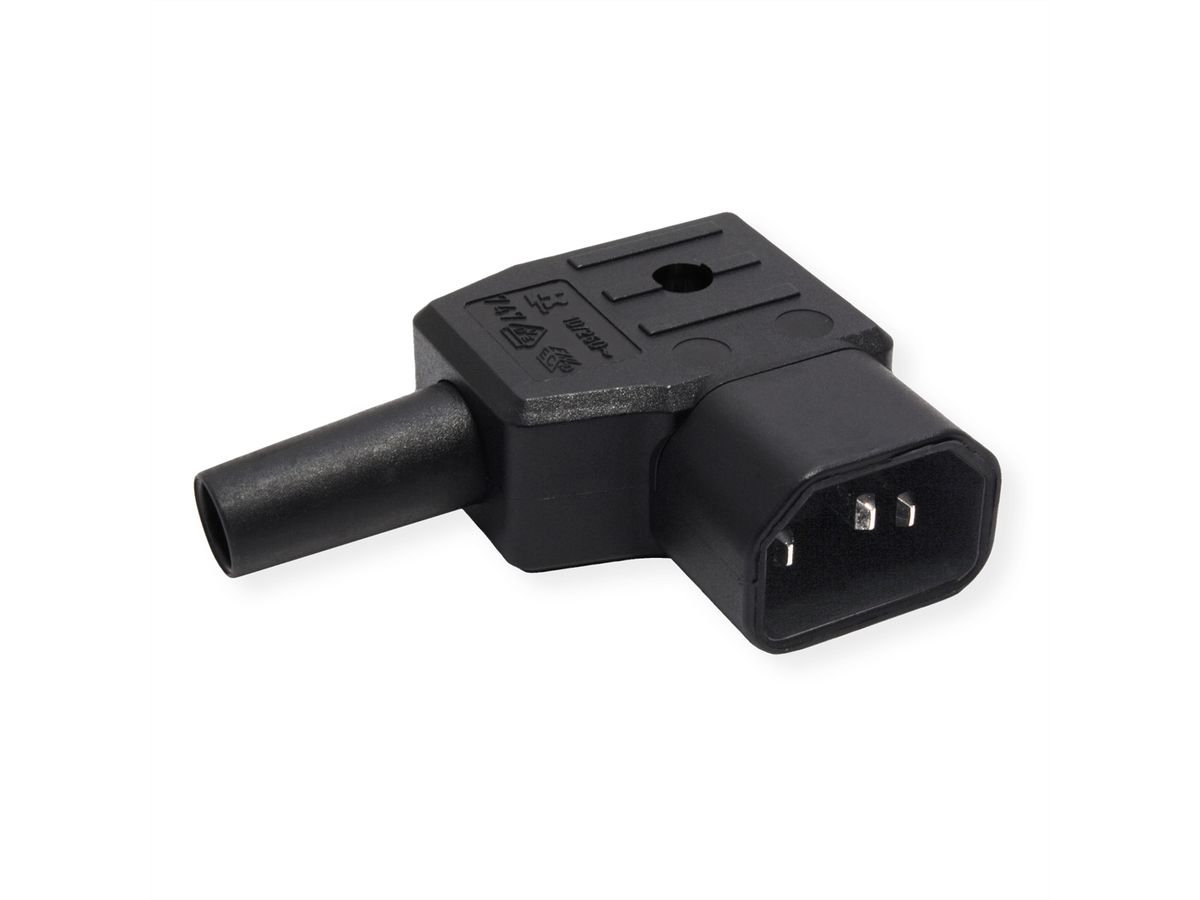 BACHMANN Kaltgerätestecker Typ 747 70C, Winkelstecker