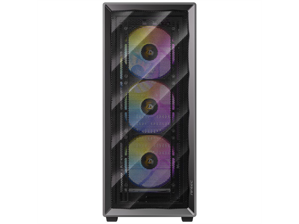 ANTEC AX85 ARGB PC Gehäuse Midi Tower Gaming ATX, schwarz