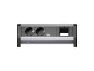 BACHMANN DESK 2xCEE7/3 1xCM GST18, schwarz