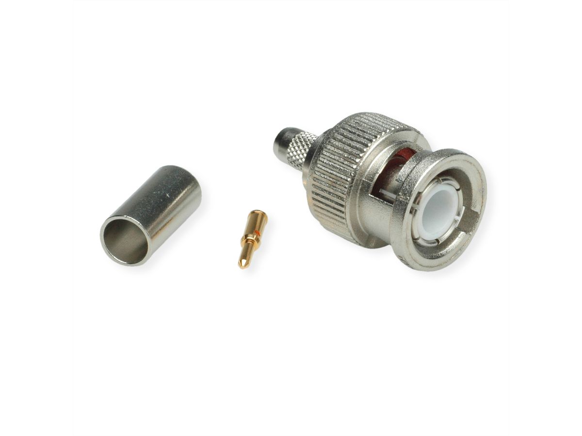 TELEGÄRTNER BNC-Crimpstecker 50 Ohm, für RG-58C/U, Standard