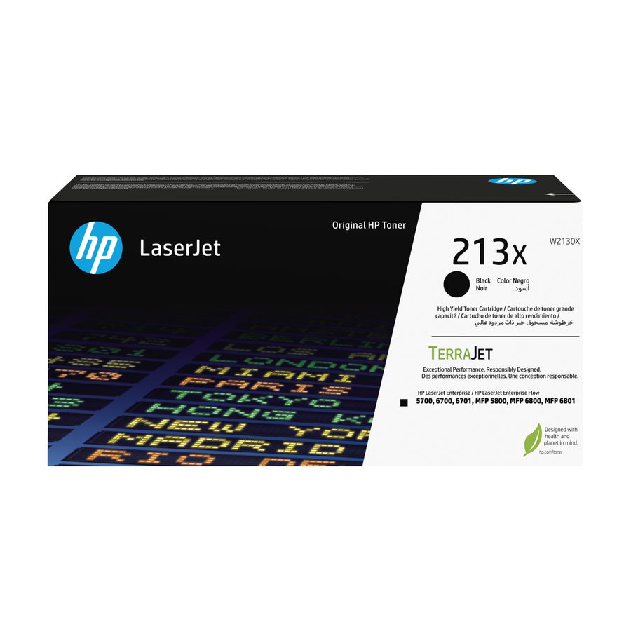 HP 213X Schwarz Original LaserJet-Tonerkartusche mit hoher Reichweite
