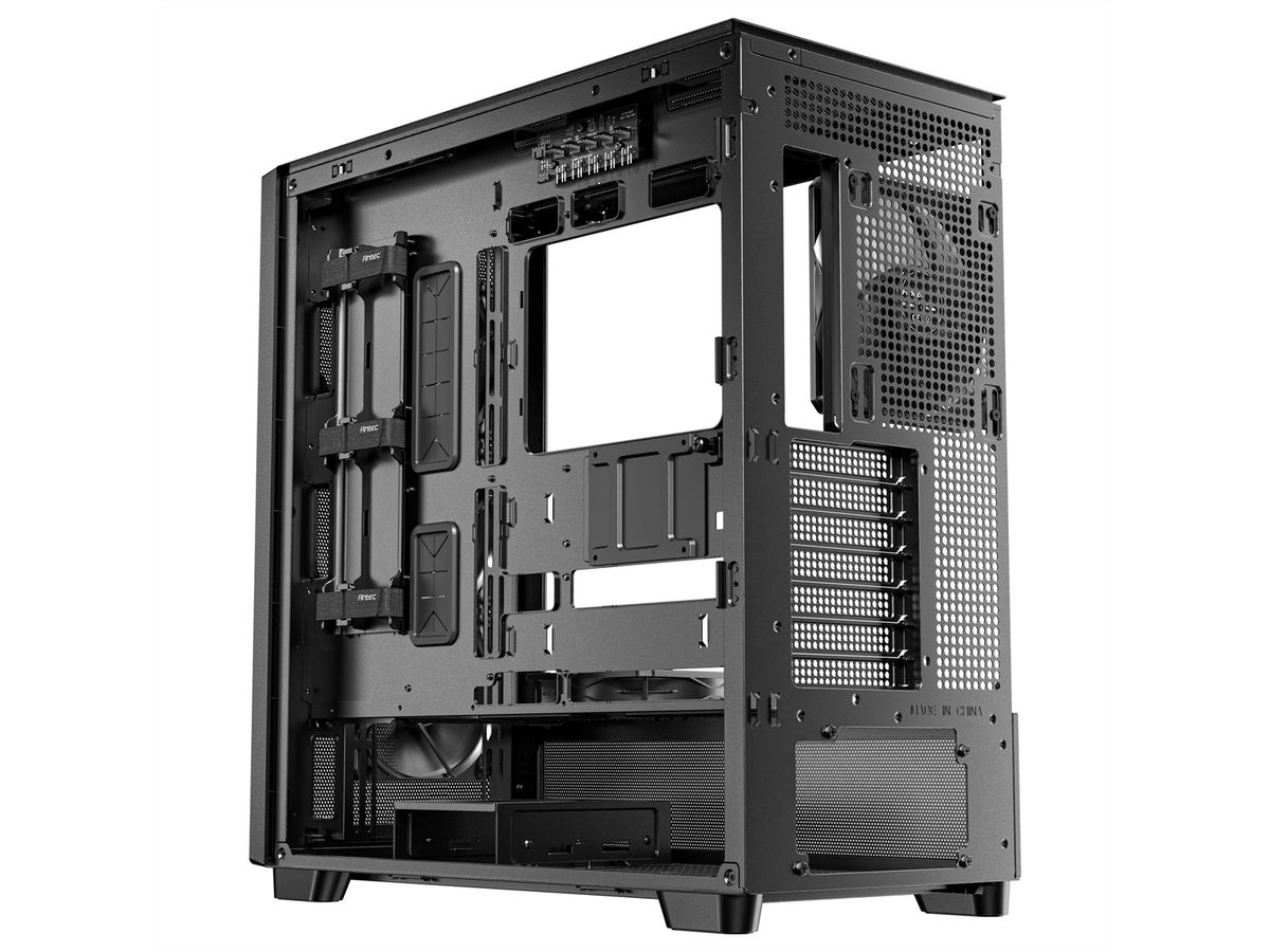 ANTEC FLUX PC Gehäuse Midi Tower Gaming ATX, schwarz