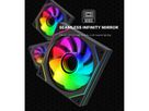 XILENCE XF079 Reverse Gehäuselüfter, mit Infinity-Mirror-Design