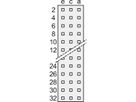 SCHROFF Messerleiste - MESSERLEISTE E 48 5.08 ACE