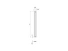 SCHROFF Frontplatten ungeschirmt - TEILFRONTPLATTE 2HE 84TE EL