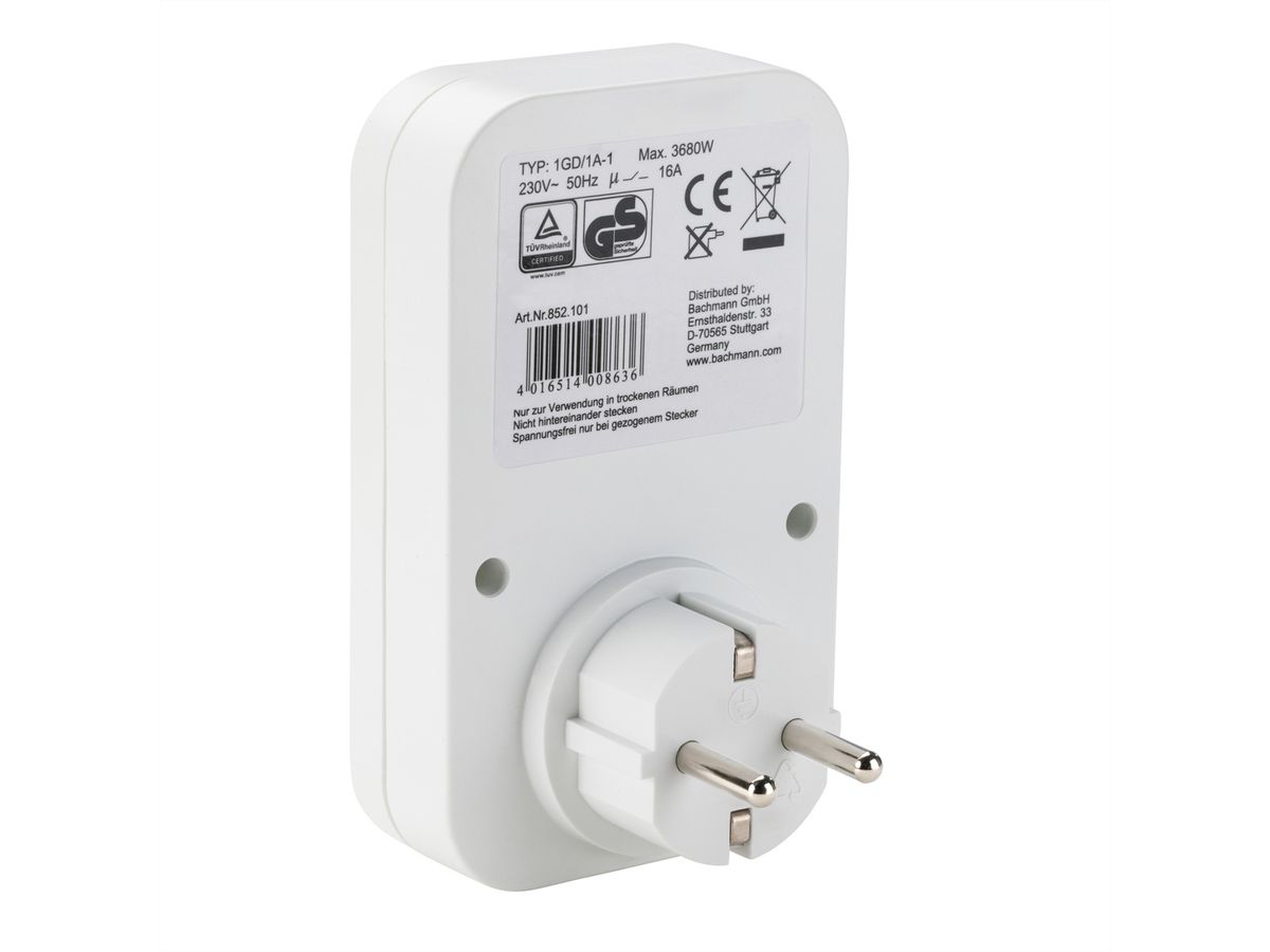 BACHMANN Mechanischer Timer 24h, 1GD/1A-1