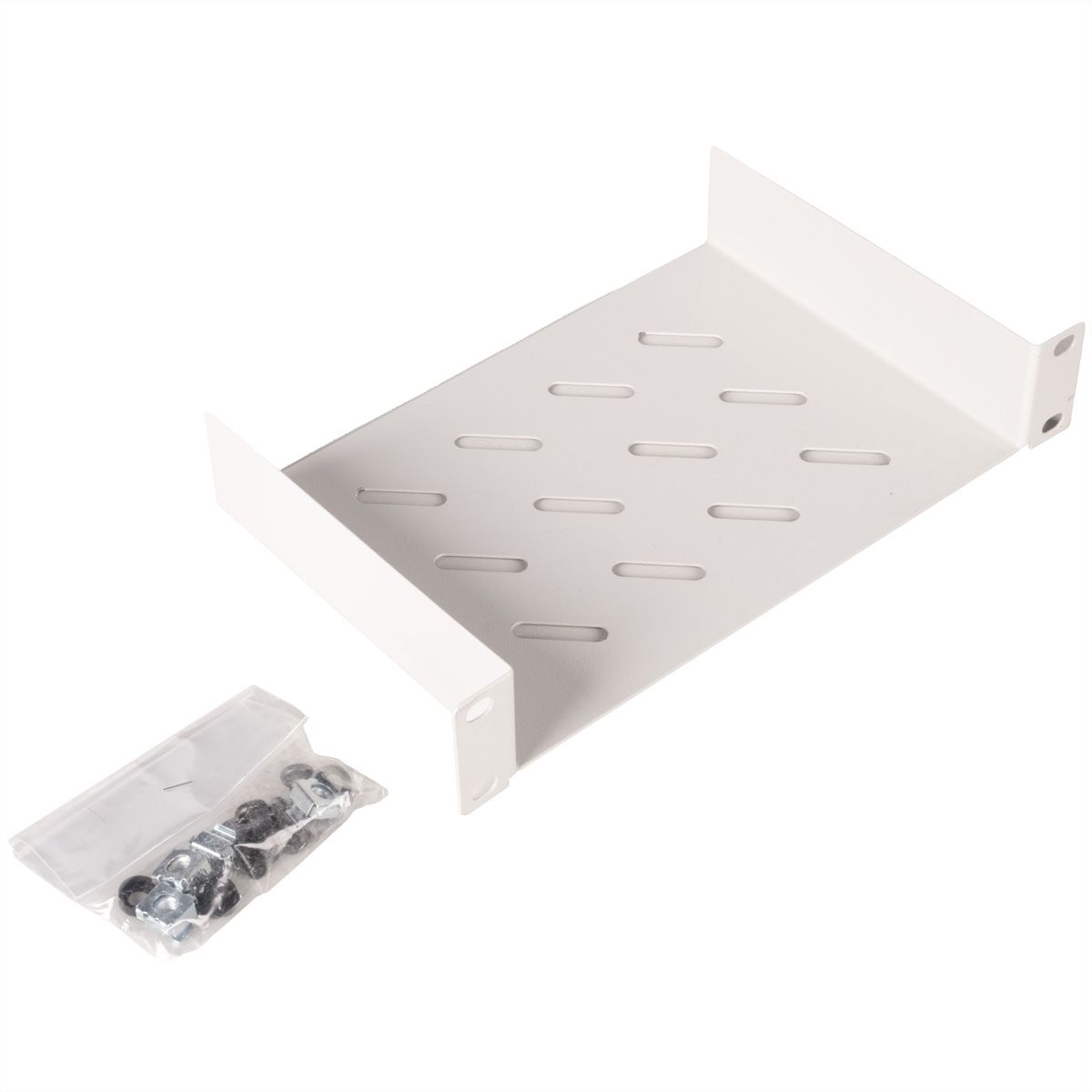 ROLINE 10-Zoll Fachboden 1 HE, 150 T grau