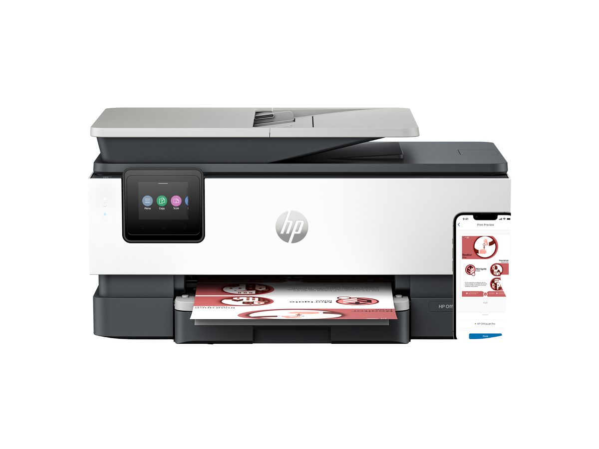 HP OfficeJet Pro 8132e Wireless All-in-One Farbe Drucker, Instant Ink, Beidseitiger Druck