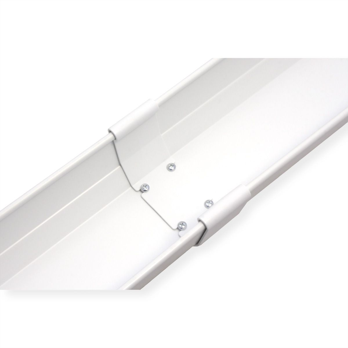 ROLINE Easy2Open Kabelkanal, Untertischmontage, weiß, 85,8 cm
