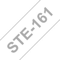 Brother Pro Tape STe-161 Schablonenband – weiß auf transparent