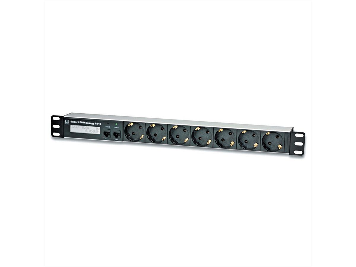 GUDE 8311-1 metered PDU, 7fach, mit integrierten Mess-/Auswertungsmöglichkeiten