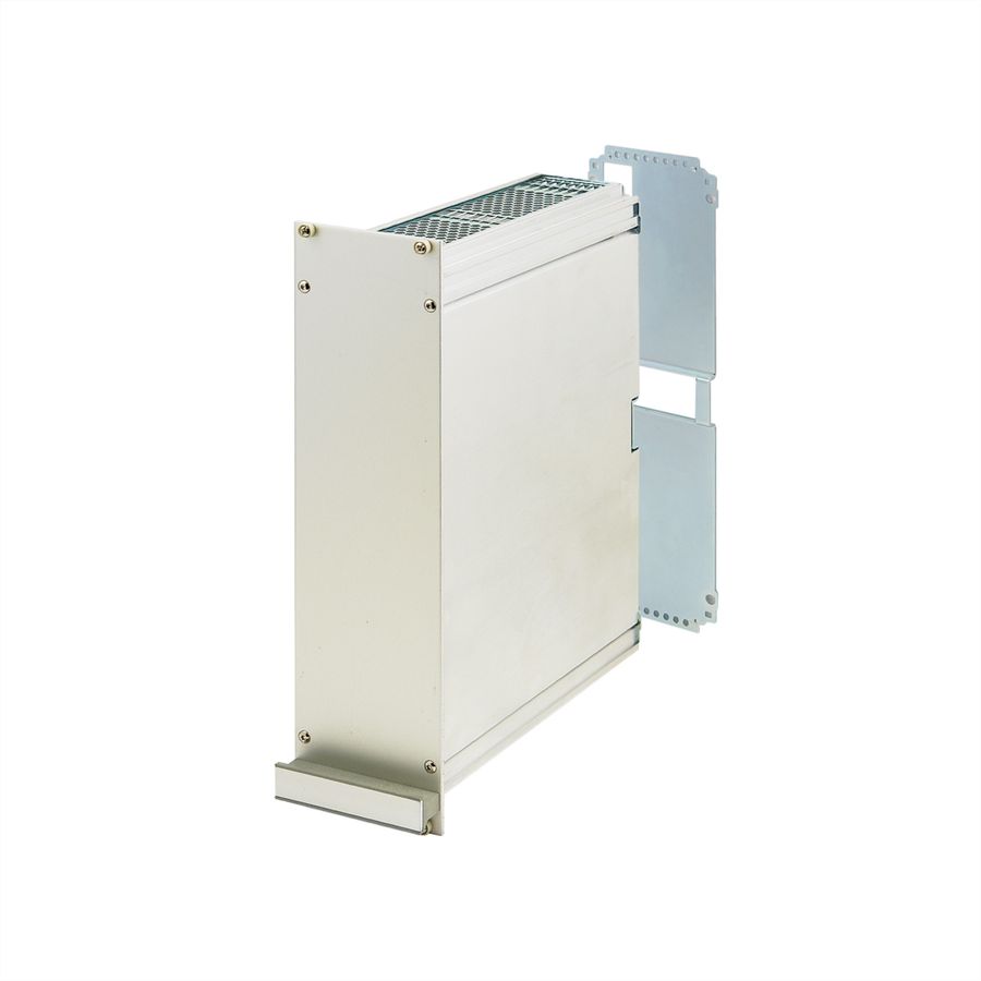 SCHROFF Kassetten PRO 6 HE-Bausätze, Frontplatte ungeschirmt - KAS S1 FS 6HE 8TE 227T