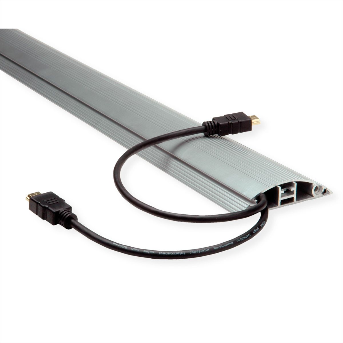 ROLINE HDMI High Speed Kabel mit Ethernet, TPE, schwarz, 3 m