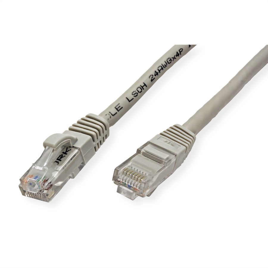 VALUE Patchkabel Cat.6 (Class E) UTP, LSOH, grau, 2 m