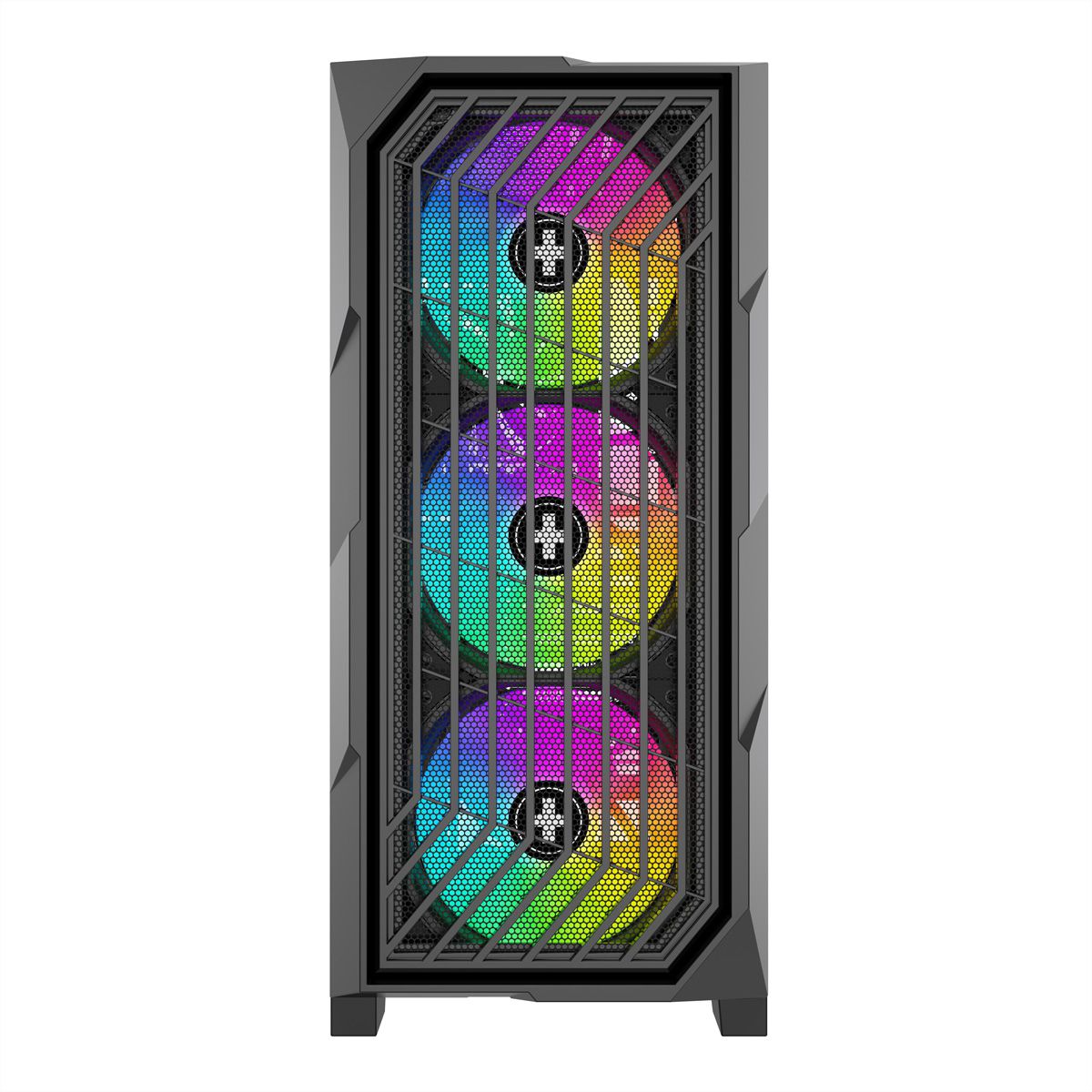 XILENCE Xilent Breeze II ATX PC-Gehäuse schwarz, X812.ARGB Gaming ATX PC Case