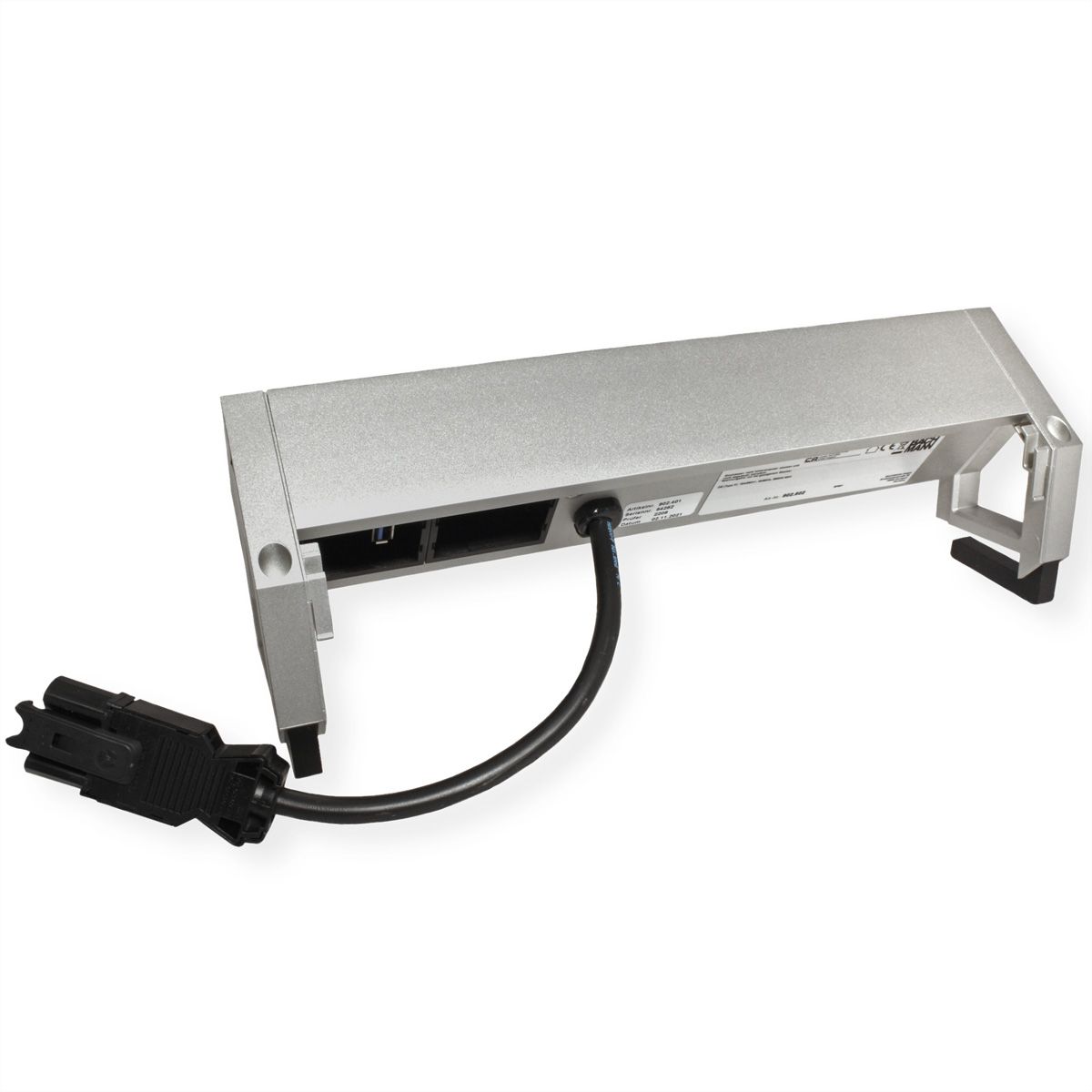 BACHMANN DESK2 3x Schutzkontakt, 2x CAT6, 1x HDMI, 1x USB 3.0, Zuleitung GST18 0,2m, INOX