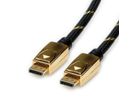 ROLINE GOLD DisplayPort Kabel, v1.4, DP ST - ST, 3 m