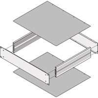 SCHROFF Abdeckbleche - ABDECKBLECH 280T GESCHLOSSEN