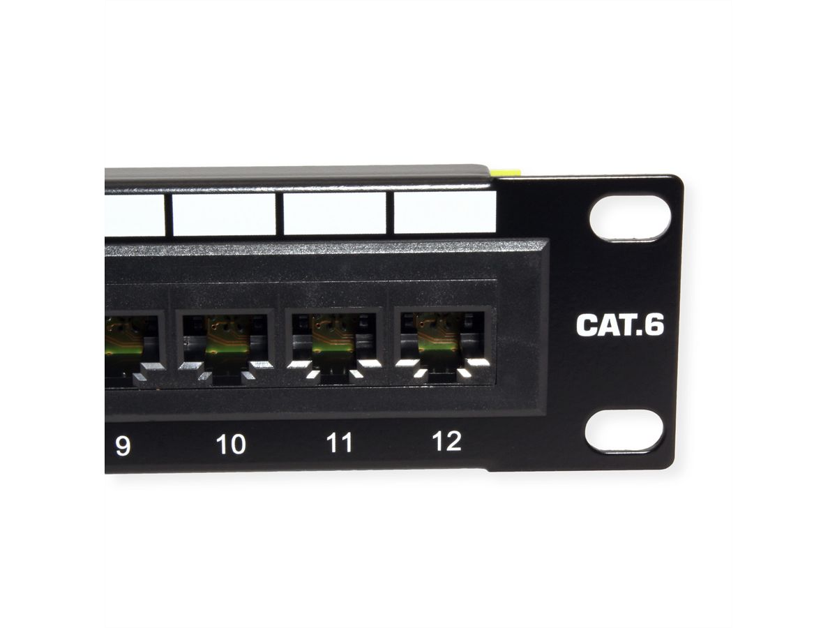 TRENDnet TC-P12C6 Patch Panel, 12-Port Cat. 6 Unshielded