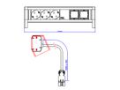 BACHMANN DESK 3xCEE7/3 sw 2xCM, 1m 3G1,5mm² GST18