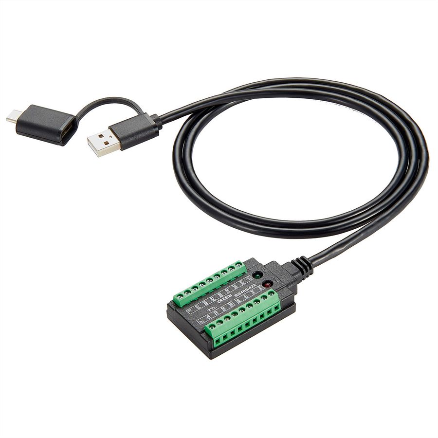 EXSYS EX-13003 USB 2.0 zu 1 x Seriell RS-232/422/485 und TTL Kabel mit 18-Pin Terminal Block
