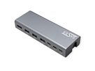 EXSYS EX-1224HM Laptopständer mit abnehmbarer 7 in 1 USB-C Dockingstation